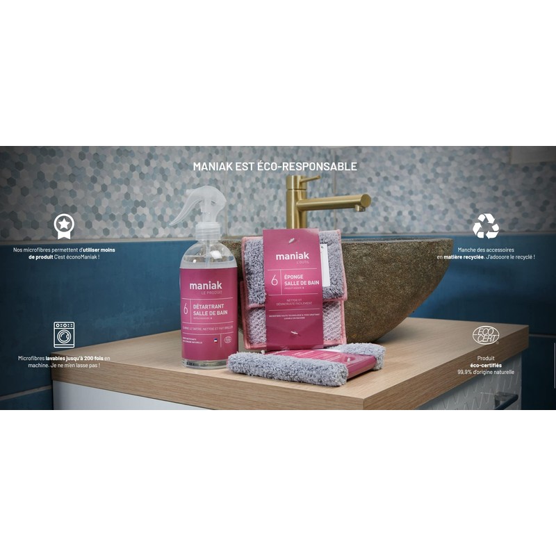 Maniak Microfibre Towel Specially Designed For The Bathroom - Dries