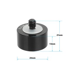 CAMVATE Mic Stand Adapter 1/4" Male to 5/8" Female for Microphone Holder - 1313