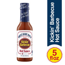 Sweet Baby Ray’s Kickin' Barbecue Hot Sauce 5 Fl Oz (Pack of 3)