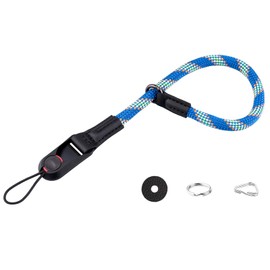 VKO Camera Wrist Strap Quick Release Hand Strap for Man Woman Photographers Camera Wrist Band Lanyard Tether Loop Cord for SLR DSLR Digital Mirrorless Camera(Blue Green)