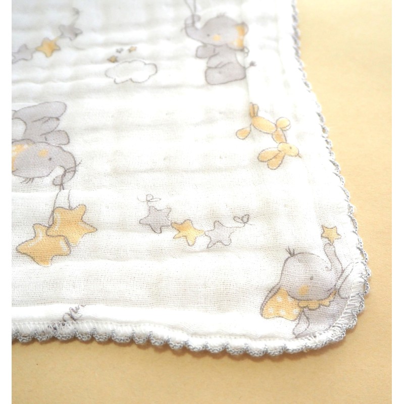 Opus 32347 Women's Gauze Towel, Fluffy, 6-Layer Gauze Towel, Set