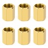 Brass Muff 1/4 Inch Female x 1/4 Inch Female Thread