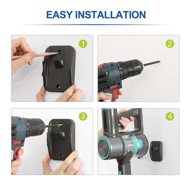 LANMU Wall Mount Holder Compatible with Wyze Cordless Vacuum &