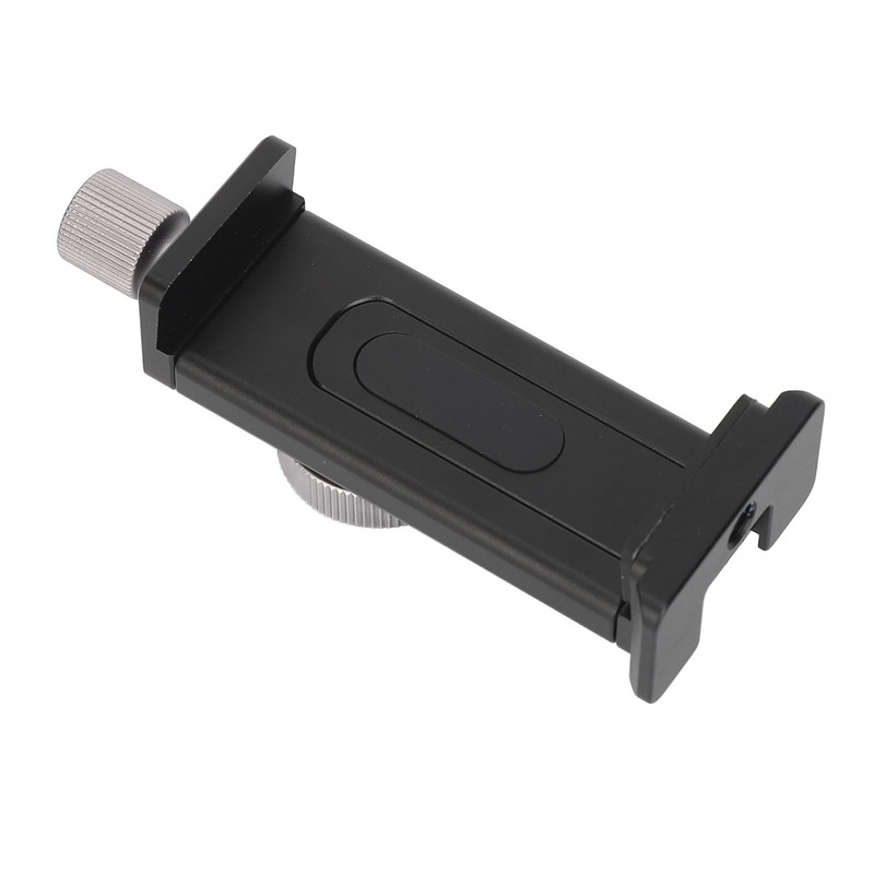 Phone Tripod Mount with Cold Shoe 1/4in Screw Hole Expandable