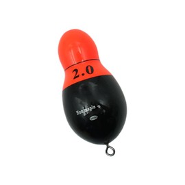 FONGKNOX 3 Pieces in 1 Pack ISO Fishing Float Gourd Shaped High Sensitivity and Visble Accuracy Balanced Wooden Float External Hanging Sea Fishing Extra Weight Long Casting Rock Fishing Size L #2.0