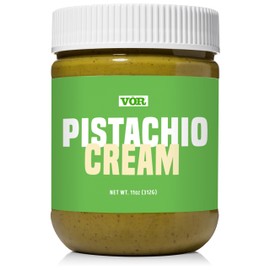 Vör All Natural Pistachio Cream Spread (11oz) | Rich & Nutty Pistachio Cream for Knafeh Pistachio Dubai Chocolate Bars