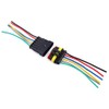 1 Set Waterproof Connectors, 6 Pin Waterproof Cable Connector, 6