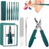 9 Pcs Kit De Cortaúñas para Pies y Limpieza de