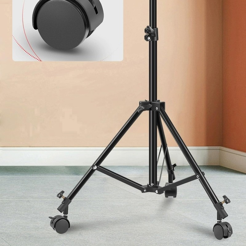 360° Rotatable Quiet Light Stand Wheels, Pack of 3 Tripod