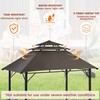 Yaheetech 8x5' Grill Gazebo, 3-Tier Outdoor BBQ Gazebo with Height-Adjustable