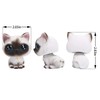 YGMONER Cat Bobblehead Ornaments Car Dashboard Shake Head Resin Figurines