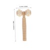 Beavorty 2pcs Wooden Manual Massager Roller for Deep Tissue Face