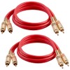Seismic Audio - SAPRCA3-2 Pack de cables de conexión de