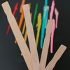 14 Inch Paint Sticks, Box of 50 Hardwood Paint Stirrers,