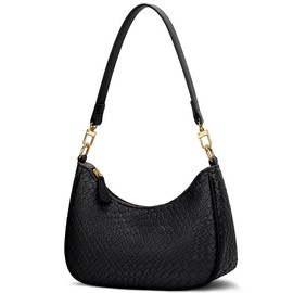 KKXIU Shoulder Bag for Women Cute Hobo Purses and Handbags Retro Clutch Underarm Purse:_B-Black
