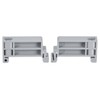 MECCANIXITY DIN Rail Mount Terminal Blocks End Stopper Screw Type
