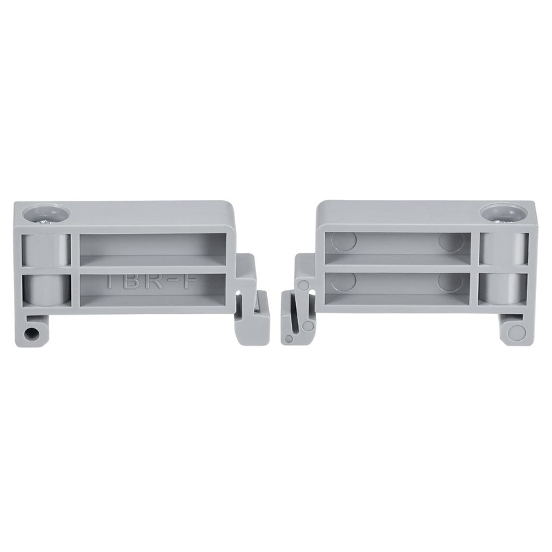 MECCANIXITY DIN Rail Mount Terminal Blocks End Stopper Screw Type