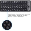 3 Pack Universal Russian Keyboard Stickers (6-in-1), Cyrillic Keyboard Letter
