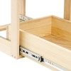 Pull Out Cabinet Organizer, 2 Tier Drawer Shelf with Full