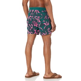 Billabong Bañador Corto de natación con Cintura elástica estándar para Hombre, Cintura elástica para domingos, Costura Exterior de 17 Pulgadas, Azul (Marine), Medium