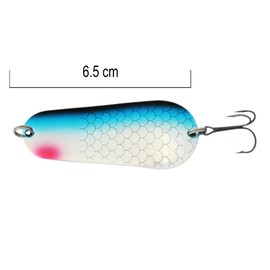 SEABUZZ Indicator Set 23 g / 6.5 cm - Pike & Perch & Zander Fishing Lure - Metal Spoon Hard Bait with Treble Hook - Spinner Fishing Sport Set - Fishing Spoon - Pike Bait - Bass Bait - Bait Set (BLS)