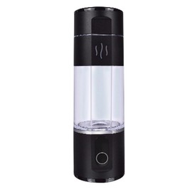 Alkadrops Hydrogen Rich Water Bottle Generator Max Concentration Molecular Up to 5000PPB Portable Hydrogen Water Maker Machine | PEM Membrane & SPE Technology Ionizer Type-C Recharge New (Black）)
