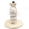 Wedding Wine Bag, Engagement Gift, Pairs well with getting married,