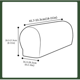 Avtytsda Set of 2 PU Leather Sofa Armrest Cover Anti-Slip Waterproof Furniture Armrest Protector Armchair Slipcovers for Recliner Sofa Chairs (-Black)