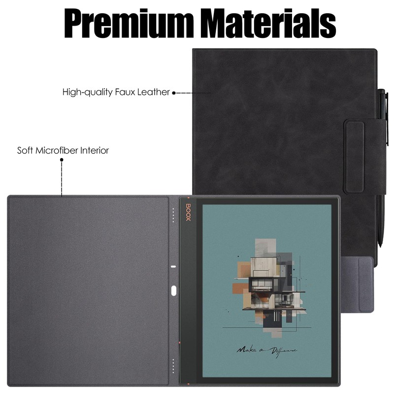 BOZHUORUI Magnetic Case for 10.3" Boox Note Air 5 C,Rock