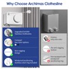 ARCHIMAS Retractable Clothesline Indoor,Non-Sagging Clothes Line Retracting Outdoors,13.8Ft Space-Saving Clothes