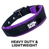 Black Rhino Reflective Dog Collar - Heavy Duty Adjustable Comfort