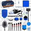 AUTODECO 37Pcs Car Detailing Brush Set, Car Detailing Kit, Auto