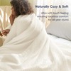 PHF Ultra Soft Waffle Weave Blanket King Size 104"x 90"-