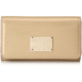 Patrick Cox Flag Enamel Key Case, gold