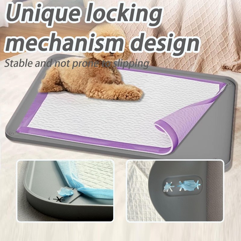 chuyouan Pee Pad Tray Holder for Dogs 31" x 21"