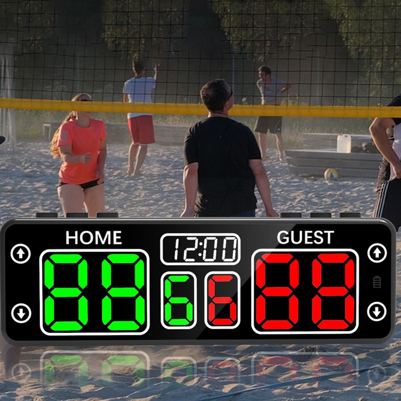 Electronic Scoreboard LED 10 Digit Touch Magnetic Rechargeable Digital Scoreboard