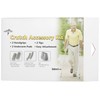 Medline Crutch Accessory Replacement Kit, Gray