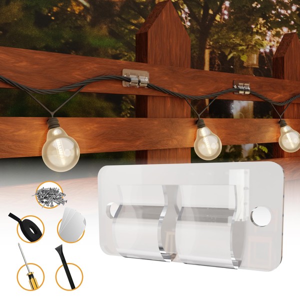 ELAM POINT Outdoor Plastic self Sticky Hooks Heavy Duty Set: