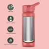 IDEUS Vacuum Insulated Water Bottle, Stainless Steel Double Wall Flask