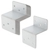 GBGS 10 Pcs Z Brackets,Length 2",Double Angle Clip Bracket for