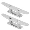 2PCs Open Base Boat Cleat 4in Universal Fit for Watercraft