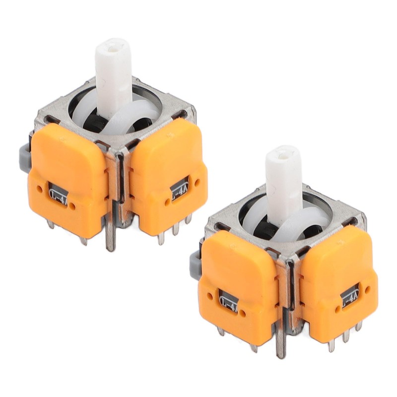 2PCS Hall Effect 3D Analog Sensor Joystick Module Replacement for