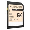 Team 64GB UHS-I U3 V30 SD Card 4k Video Support,
