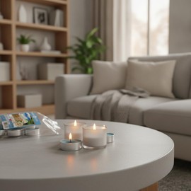 Cereria Di Giorgio - 12 Tealight Profumati al Cotone - Coccole Profumate - Diametro 3.6 cm Altezza 1.7 cm - Durata 3.5 ore