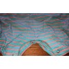 Kickee Pants Bamboo Strawberry Stripe Ruffle Romper Size 18-24 Months