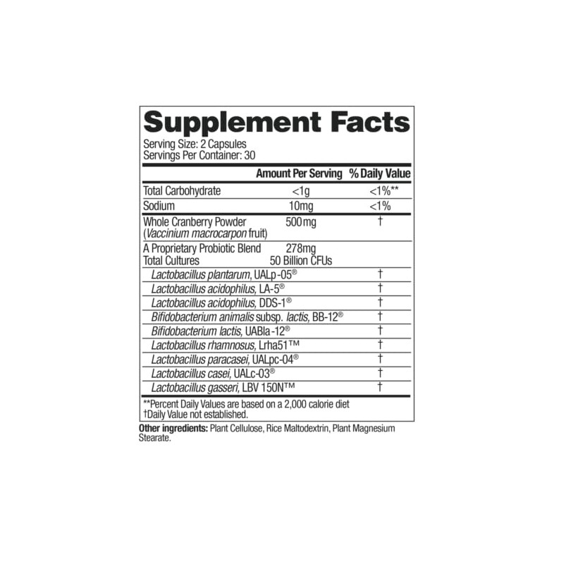 up4 Probiotics Mujer 50 Billones CFU - Tracto Urinario, Vaginal