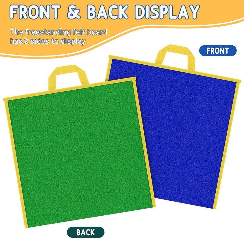 AKAYOK Foldable Felt Board for Toddlers Flannel Board Stories for