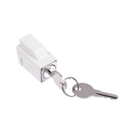 TEHAUX Adjustable Window Safety Lock Sliding Door Sash Stopper with Key Prevents Easy No Punch Installation for Enhanced Security for Home and Safety