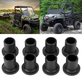 A-Arm Bushings, 8 Pieces Car Front A-Arm Long Bushings, Replacement Front Suspension Bushing Fit for Polaris Ranger XP 700 4x4 2006 2008