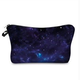 UDEFOG makeup bag,makeup case,Night Time Universe Stars and Nebulas make up bag,cosmetic bag,bag makeup travel
